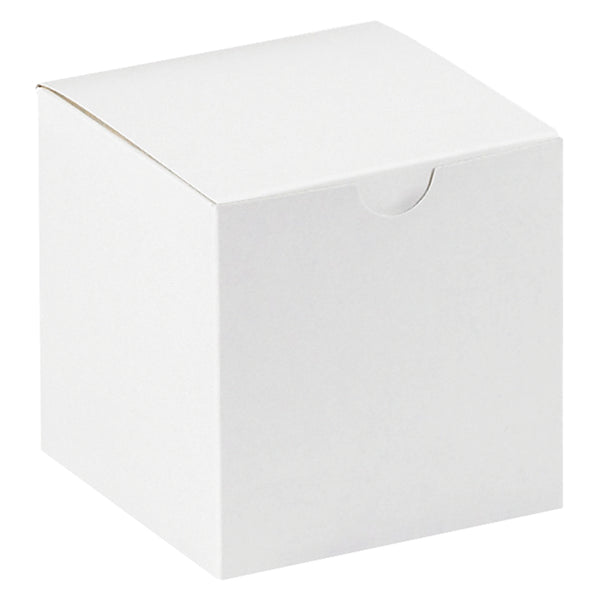 4 x 4 x 4" White Gift Boxes (GB444) Case Of 100