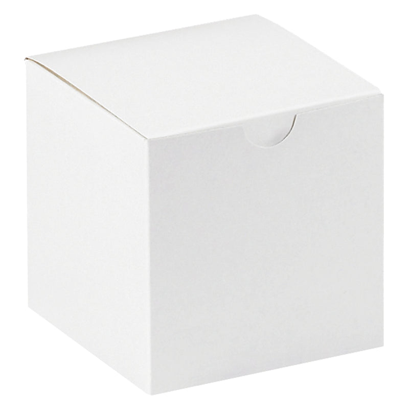 4 x 4 x 4" White Gift Boxes (GB444) Case Of 100