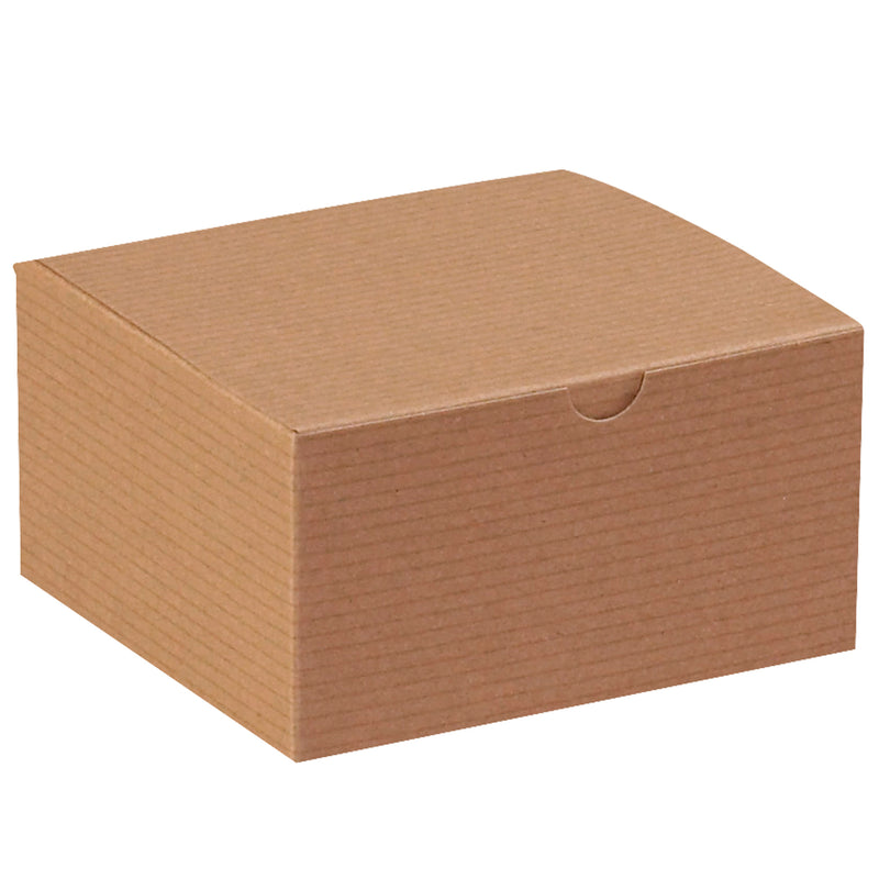 5 x 5 x 3" Kraft Gift Boxes, Case Of 100 Case Of 100