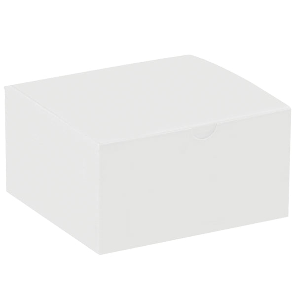 5 x 5 x 3" White Gift Boxes, Case Of 100 Case Of 100