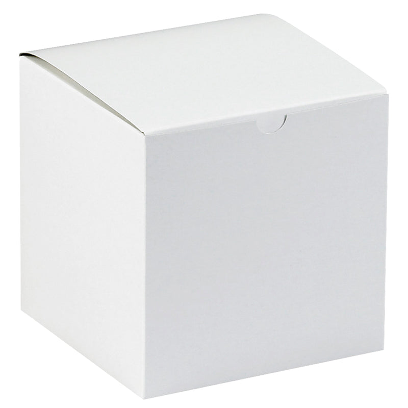 6 x 6 x 6" White Gift Boxes (GB666) Case Of 100