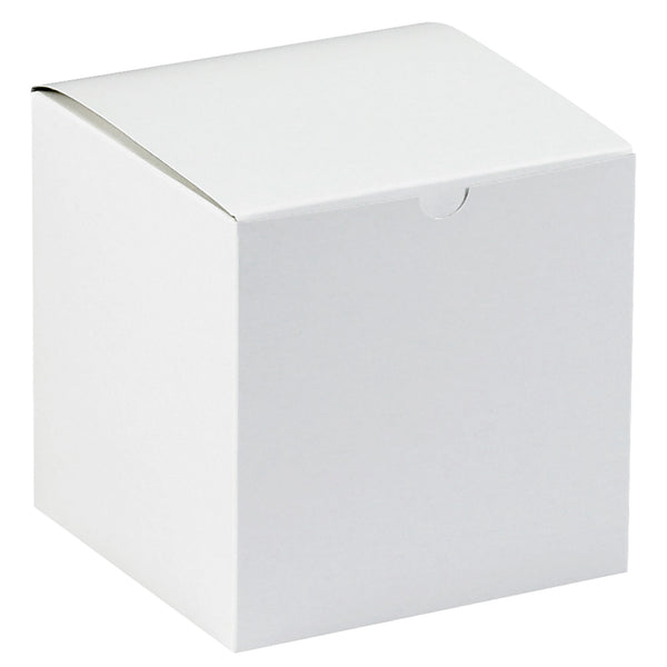 8 x 8 x 8 1/2" White Gift Boxes (GB888) Case Of 50
