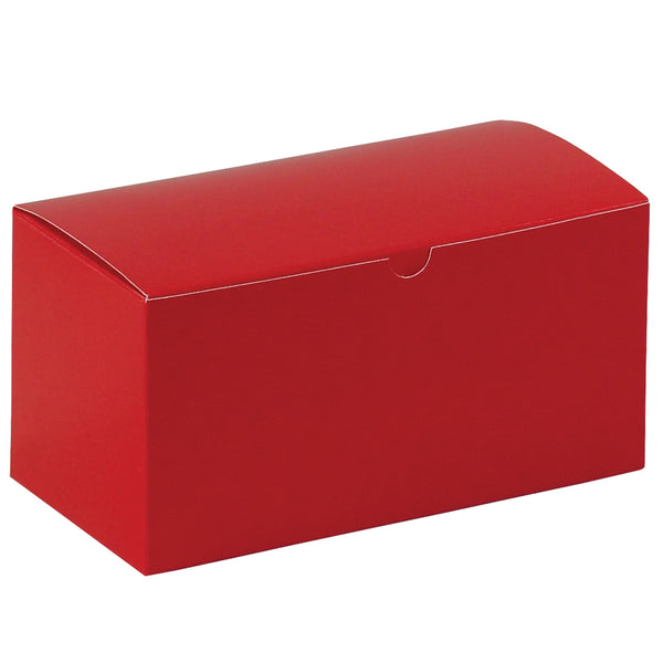 9 x 4 1/2 x 4 1/2" Holiday Red Gift Boxes (GB944R) Case Of 100