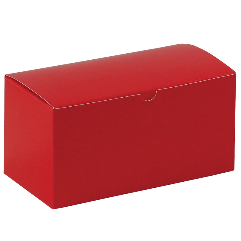 9 x 4 1/2 x 4 1/2" Holiday Red Gift Boxes (GB944R) Case Of 100