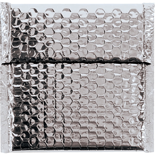 7 x 6 3/4" Silver Glamour Bubble Mailers, Case Of 72 Case Of 72