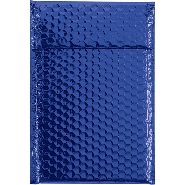 7 1/2 x 11" Blue Glamour Bubble Mailers, Case Of 72 Case Of 72