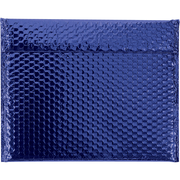 13 3/4 x 11" Blue Glamour Bubble Mailers, Case Of 48 Case Of 48