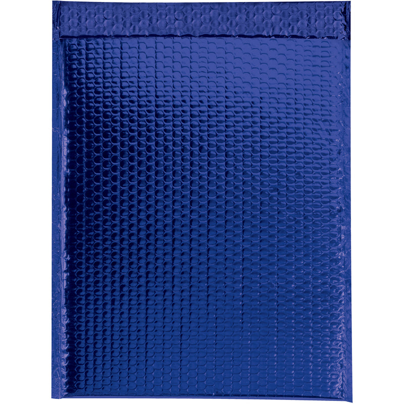 13 x 17 1/2" Blue Glamour Bubble Mailers, Case Of 100 Case Of 100