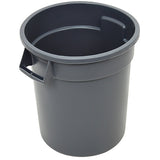Impact® Gator® Trash Container, 10 Gallon, 6/Case, Gray (IMPGC100103) Case of 6