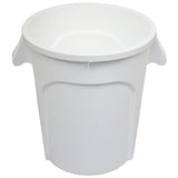 Impact® Gator® Trash Container, 20 Gallon, 6/Case, White (IMPGC200101) Case of 6