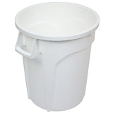 Impact® Gator® Trash Container, 20 Gallon, 6/Case, White (IMPGC200101) Case of 6