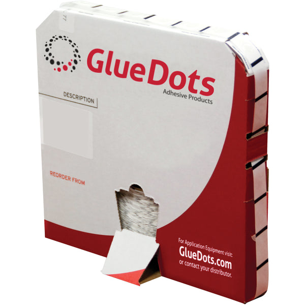 1/4" - Medium Tack Glue Dots® - Low Profile (GD110) Roll Of 4000