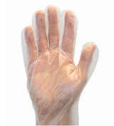 Safety Zone® Polyethylene High Density Gloves, Clear, Lrg, Case of 1000 (SZNGDPE-LG-5) Case of 1000