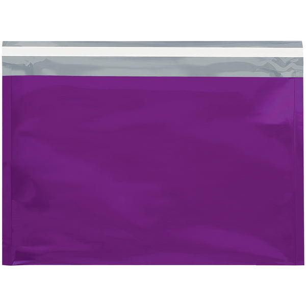 9 1/2 x 12 3/4" Purple Metallic Glamour Mailers, Case Of 250 Case Of 250