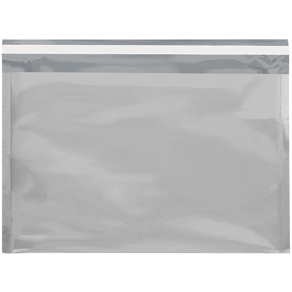 9 1/2 x 12 3/4" Silver Metallic Glamour Mailers, Case Of 250 Case Of 250