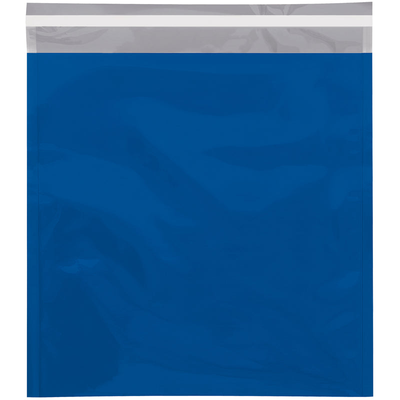 10 3/4 x 13" Blue Metallic Glamour Mailers, Case Of 250 Case Of 250