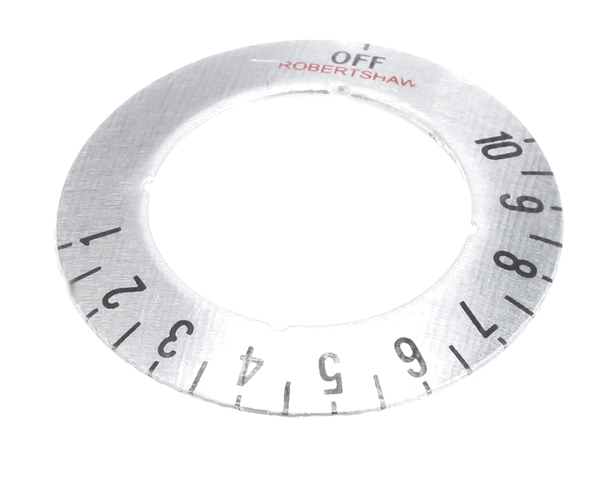 Giles 20025 Plate, Knob Dial 1-10, Ghm (GIL20025) Each