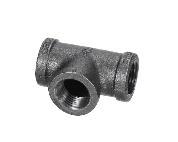 Giles 40296 Tee,1/2 Npt Black Pipe (GIL40296) Each