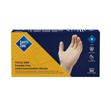 Safety Zone® Latex Powder Free 8 mil Total Grip Exam Gloves, Natural, Sm, Box of 100 (SZNGL-L165FS) Box of 100