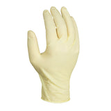 Safety Zone® Latex Powder Free 8 mil Total Grip Exam Gloves, Natural, Sm, Box of 100 (SZNGL-L165FS) Box of 100