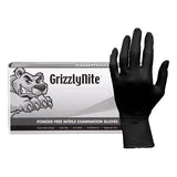 Safety Zone® Nitrile Powder Free 5.5 mil Exam Gloves, Black, Sm, Case of 1000 (SZNGL-N105FS) Case of 1000