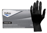 Safety Zone® Nitrile Powder Free 7 mil Exam Gloves, Black, Sm, Box of 100 (SZNGL-N107FS) Box of 100