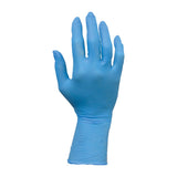 Safety Zone® Nitrile Powder Free 8 mil 12" Exam Gloves, Blue, 2XL, Box of 50 (SZNGL-N108EPF-2XL) Box of 50