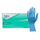 Safety Zone® Nitrile Powder Free 8 mil 12" Exam Gloves, Blue, Lrg, Box of 50 (SZNGL-N108EPF-LG) Box of 50