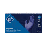 Safety Zone® Nitrile Powder Free 3 mil Exam Gloves, Blue-Violet, XS, Case of 2000 (SZNGL-N125FXS) Case of 2000