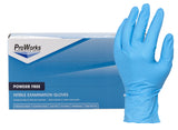 Safety Zone® Nitrile Powder Free 7 mil Exam Gloves, Blue, Lrg, Box of 100 (SZNGL-NB107FL) Box of 100