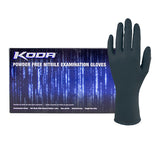 Art Noir® Nitrile Powder Free 5.5 mil Exam Gloves, Black, Sm, Box of 100 (HOSGL-NCF235BKFS) Box of 100