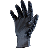 Safety Zone® Nitrile Powder Free 6 mil Gloves, Black, Lrg, Box of 100 (SZNGL-NT106BKFL) Box of 100