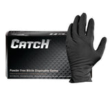 Safety Zone® Nitrile Powder Free 9 mil Pyramid Grip® Gloves Black 2XL, Box of 100 (SZNGL-NT107BKFXX) Box of 100