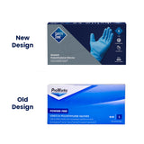 Safety Zone® Stretch Polyethylene Gloves, 2 mil, Powder-Free, 10", Blue, Medium, Case of 2000 (SZNGL-SP200BM) Case of 2000