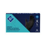 Safety Zone® Synthetic Vinyl Powder Free 4.5 mil Gloves, Black, XL, Case of 1000 (SZNGL-VN104BKFX) Case of 1000