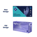Safety Zone® Synthetic Vinyl Powder Free 4.5 mil Gloves, Blue-Violet, Lrg, Case of 1000 (SZNGL-VN104VBFL) Case of 1000