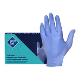 Safety Zone® Synthetic Vinyl Powder Free 4.5 mil Gloves, Blue-Violet, Med, Case of 1000 (SZNGL-VN104VBFM) Case of 1000