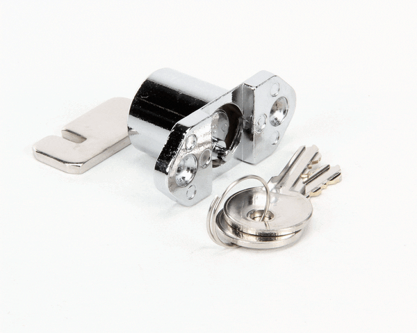 Glastender 06001536 Lock, Cooler Door, With Two Keys, Chrome (GLA06001536) Each