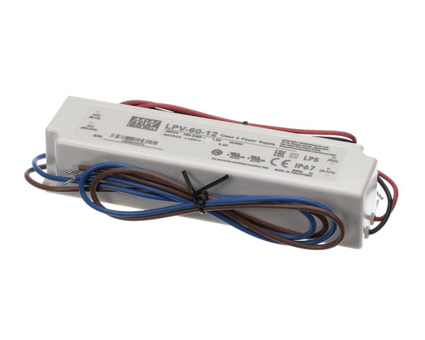 Glastender 06004916 Power Supply, 60 Watt, Mean Well Lpv-60- (GLA06004916) Each