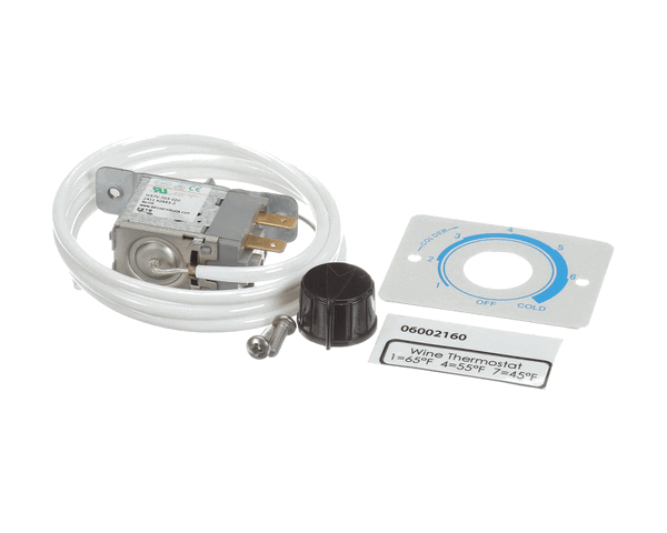 Glastender 06007340 Thermostat Replacement, 37^ - 61^, White (GLA06007340) Each
