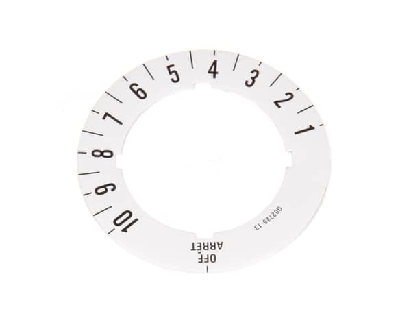 Garland G02725-13 Dial Insert (Off/1/10) (GLG02725-13) Each