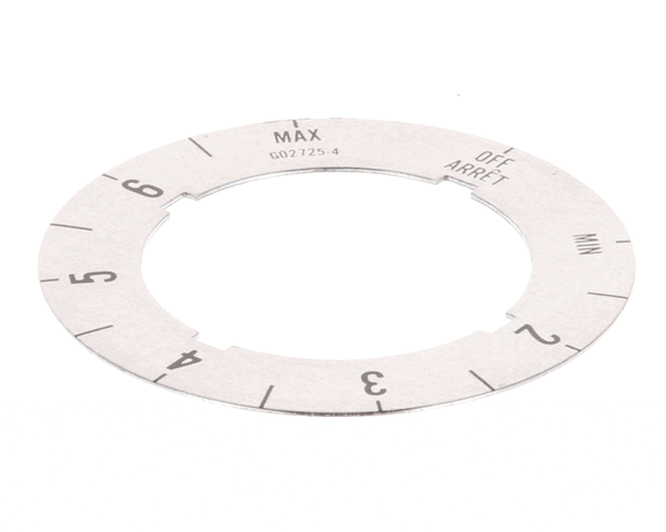 GARLAND G02725-4 DIAL INSERT (OFF/MIN/2-6/MAX) (GLG02725-4) Each