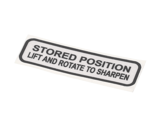 Globe 920216 Sharpener Label (GLO920216) Each