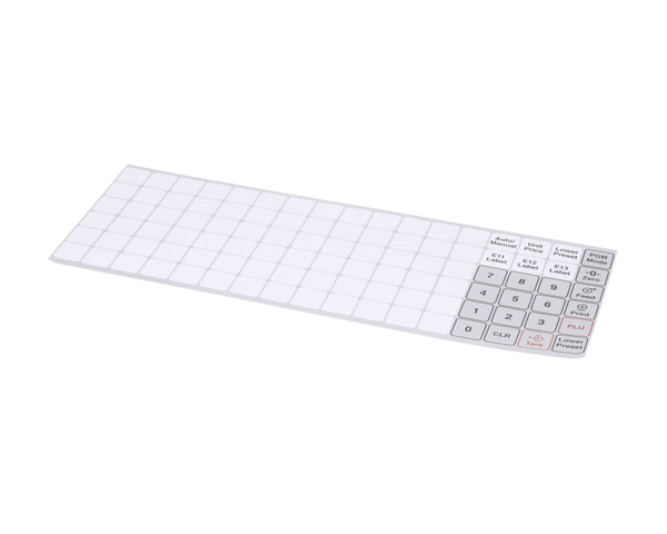 Globe E00826 Overlay, W/ Blank Keys (GLOE00826) Each