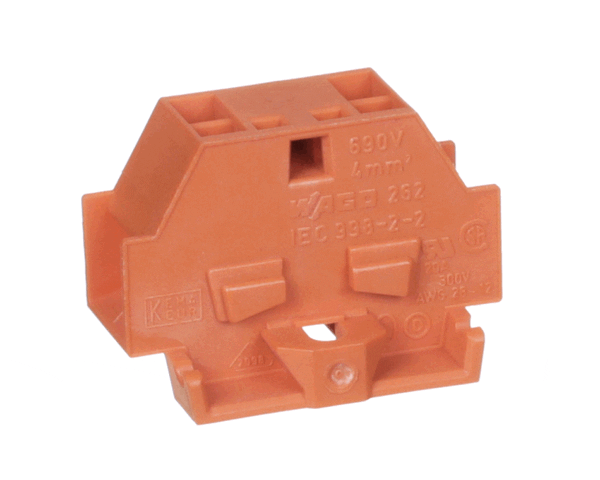Globe X40012-4R Connecting Block 4-Con Orange (GLOX40012-4R) Each