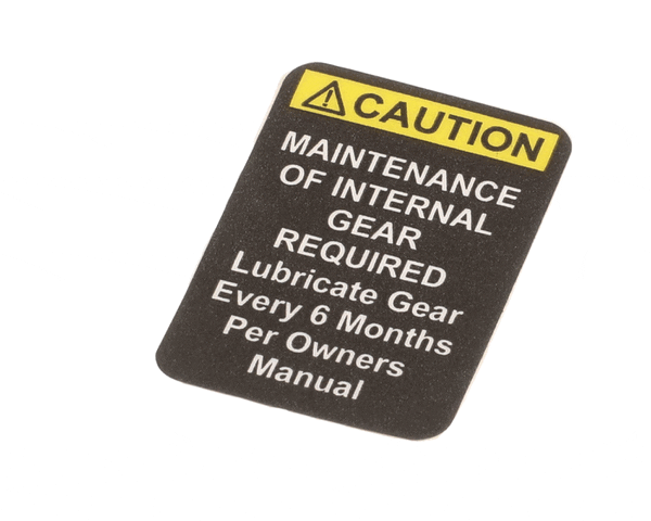 Globe X91009 Mixer Label Caution - Small (GLOX91009) Each