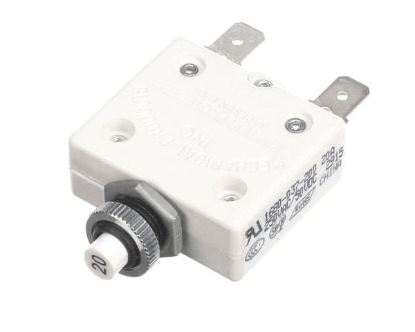 Crathco Grindmaster Cecilware 346-00058 Breaker, 20A Panel Mount (GM346-00058) Each