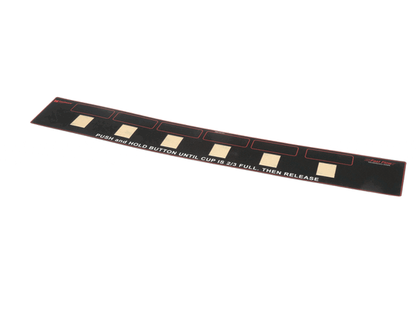 GRINDMASTER CECILWARE 380-00151 LABEL SW PANEL GB6MP (GM380-00151) Each