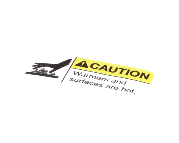 Crathco Grindmaster Cecilware 71509 Decal,Caution Hot (GM71509) Each