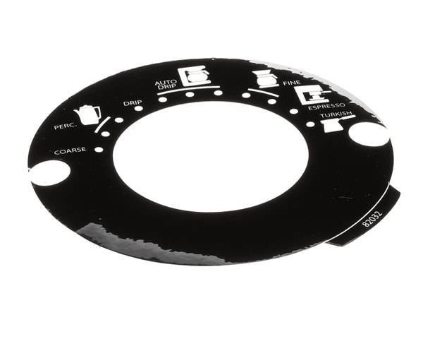 Crathco Grindmaster Cecilware 82032 Decal, Grnd Sel 875 Blk (GM82032) Each